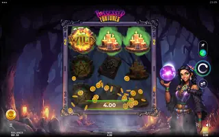 Possessed Fortunes – Feature in play