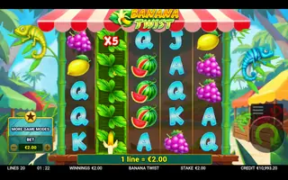 Banana Twist – Feature in play