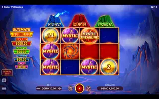 3 Super Volcanoes – Bonus round