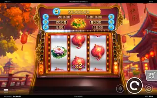 Moonburst Express – Feature in play