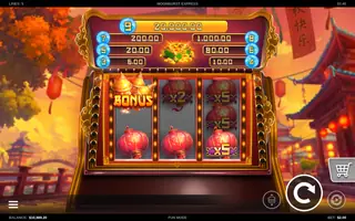 Moonburst Express – Feature in play