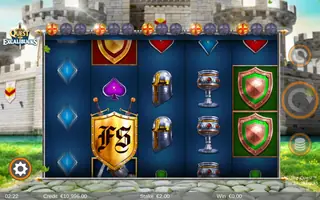 The Quest for Excalibucks – Feature in play