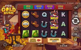 Fox Gold Rush – Feature in play