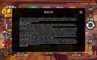 Fox Gold Rush – Game rules