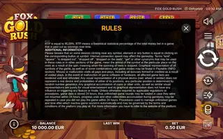 Fox Gold Rush – Game rules