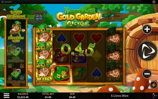 Leprechaun’s Gold Garden – Winning spin
