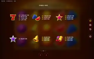 10 Crown Deluxe – Paytable