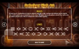 October Hot 40 – Game rules
