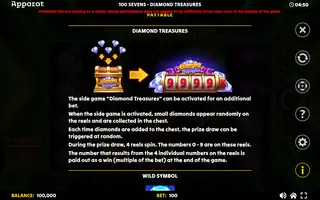 100 Sevens – Diamond Treasures – Game rules