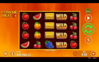Extreme Heat 7s – Feature in play