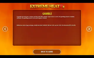 Extreme Heat 7s – Game rules