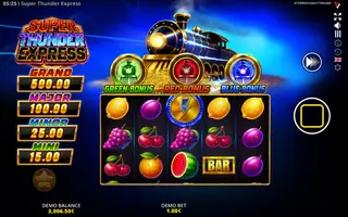 Super Thunder Express – Bonus round