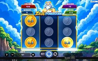 Zeus Powerstorm – Bonus Flash 3×3 – Base game