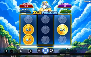 Zeus Powerstorm – Bonus Flash 3×3 – Base game
