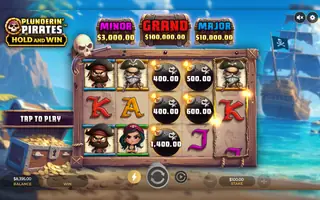 Plundering Pirates Hold And Win – Feature in play