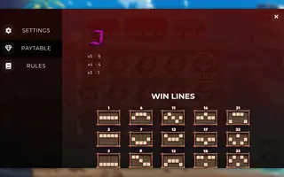 Plundering Pirates Hold And Win – Paytable