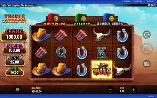 Triple Cash Eruption The Western – Feature in play