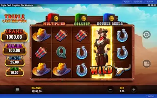 Triple Cash Eruption The Western – Feature in play