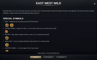 East West Wilds – Game rules