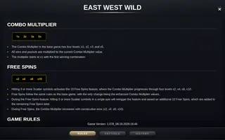 East West Wilds – Game rules