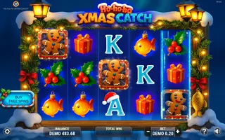 Xo Ho Ho Xmas Catch – Feature in play
