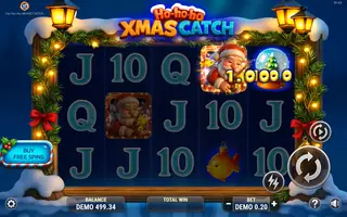 Xo Ho Ho Xmas Catch – Feature in play