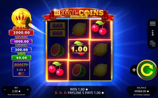 Regal Coins Hold and Win – Winning spin
