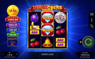 Regal Coins Hold and Win – Feature in play