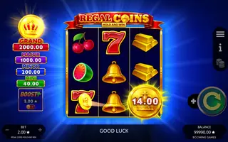 Regal Coins Hold and Win – Feature in play