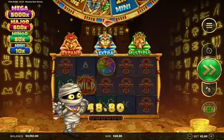 Mummy Reels Riches Four Leaf Gaming – Winning spin