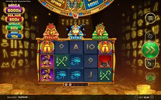 Mummy Reels Riches Four Leaf Gaming – Feature in play