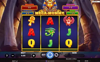 Mega Mummy – Hold & Hit 3×3 – Base game