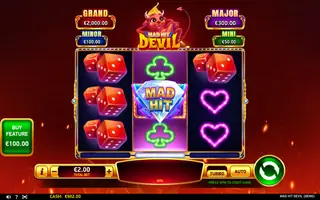 Mad Hit Devil – Feature in play