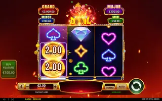 Mad Hit Devil – Feature in play