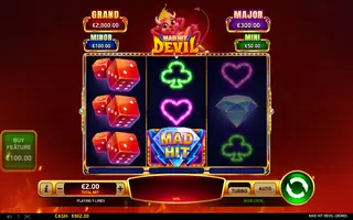 Mad Hit Devil – Feature in play