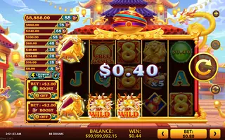 88 Drums – Winning spin