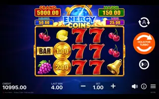 Energy Coins Hold and Win – Feature in play