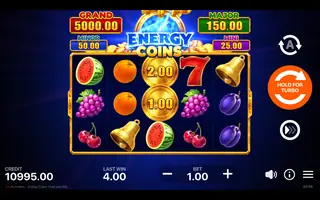 Energy Coins Hold and Win – Feature in play