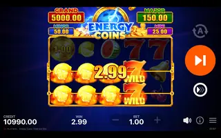 Energy Coins Hold and Win – Bonus round