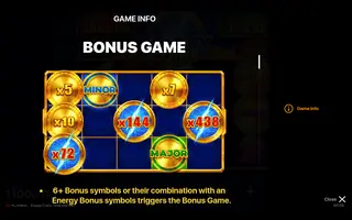 Energy Coins Hold and Win – Game rules