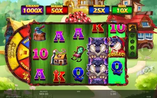Wolf It Up! Again – Feature in play