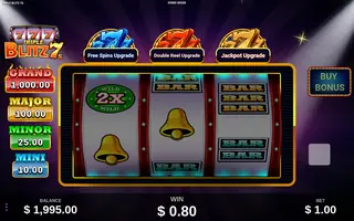 Triple Blitz 7s – Feature in play