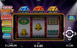 Triple Blitz 7s – Feature in play