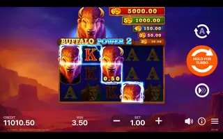Buffalo Power 2 Hold and Win – Feature in play