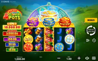 4 Super Clover Pots – Base game