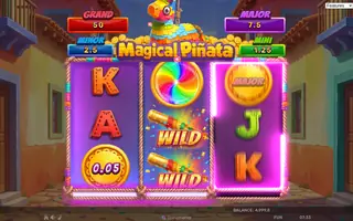Magical Pinata – Hold & Hit 3×3 – Feature in play