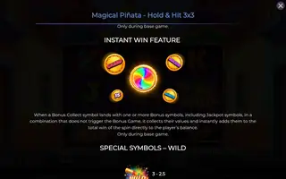 Magical Pinata – Hold & Hit 3×3 – Game rules