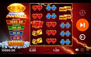 Diamonds Power XXL Hold and Win – Base game