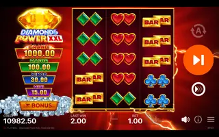 Diamonds Power XXL Hold and Win – Winning spin