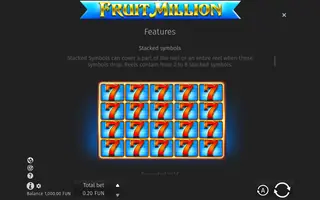 Fruit Million – Game rules